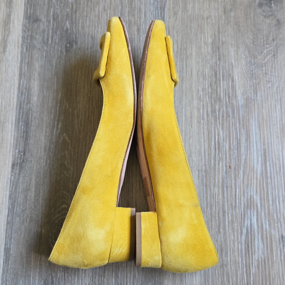 ANN MASHBURN Suede Square-Toe Flats - Picture 8 of 16